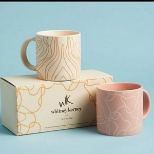Whitney Kerney set of 2 mugs